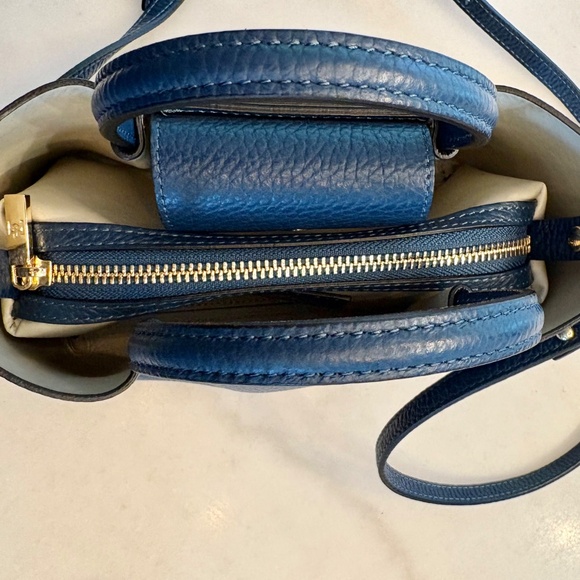 Cuoieria Fiorentina Candy Tote Bag - Navy - NWT (Made in Italy) - Picture 7 of 9